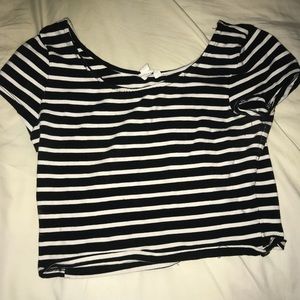 Striped Crop Top